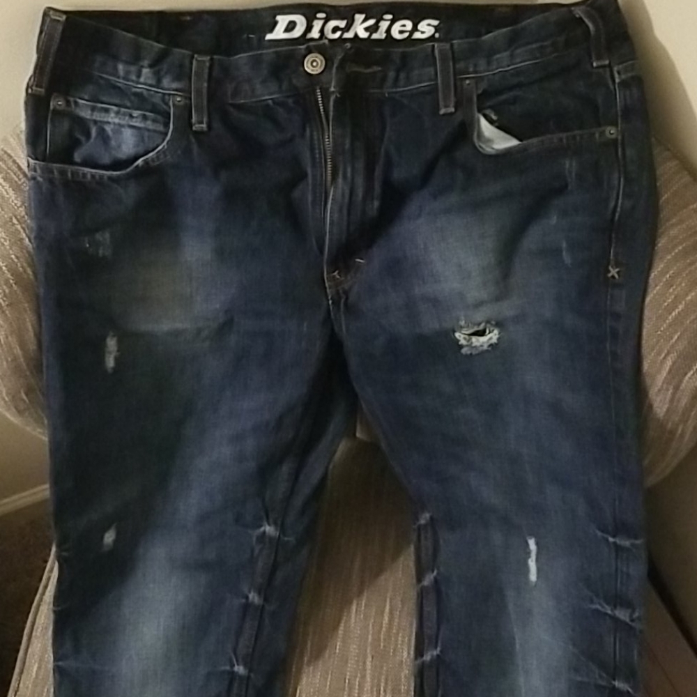 Dickies 36 x 32 slim distressed jeans
